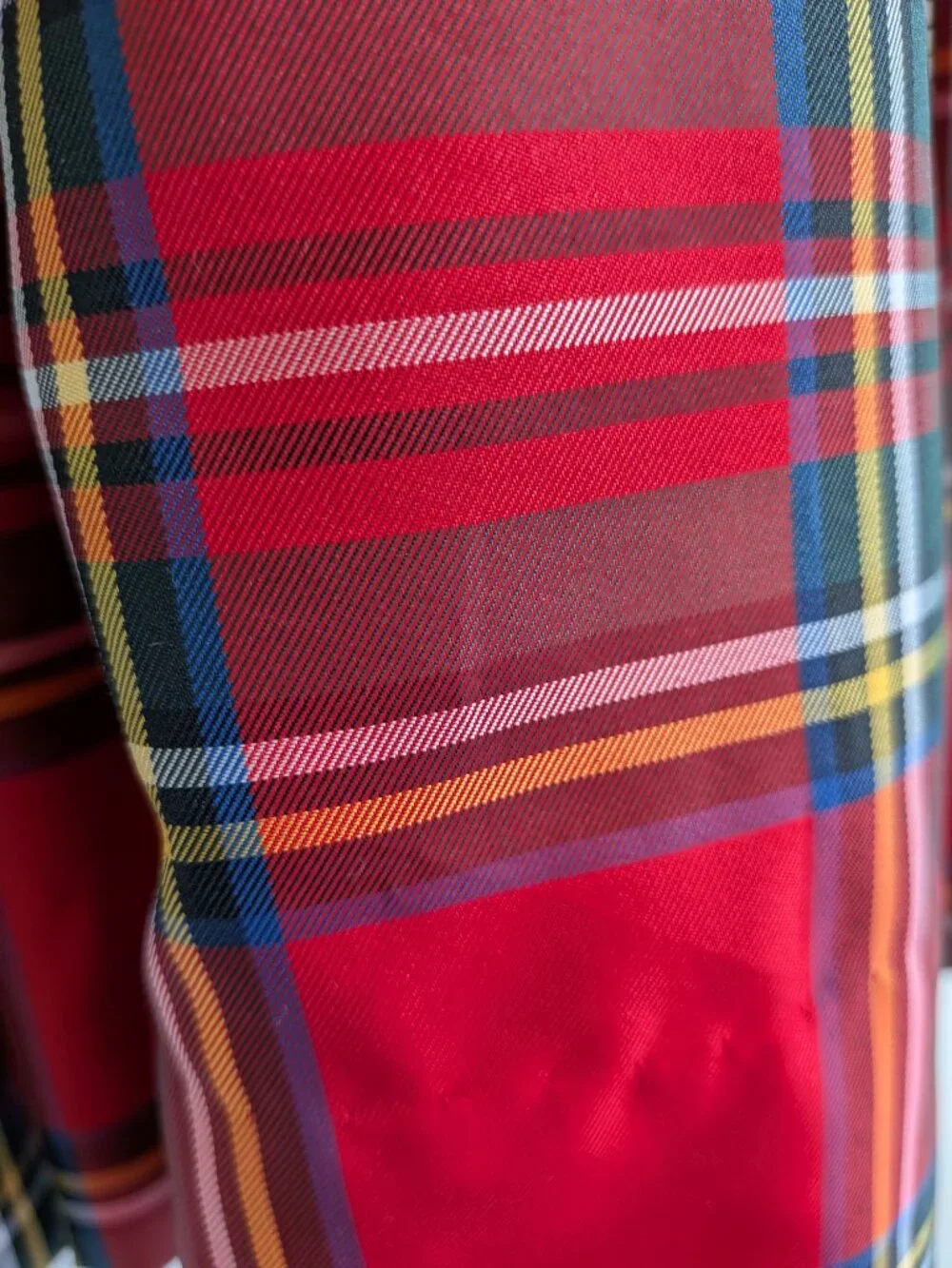 Girls Polo Ralph Lauren Dress Red Christmas Plaid Size 16 NO BELT Fit & Flare